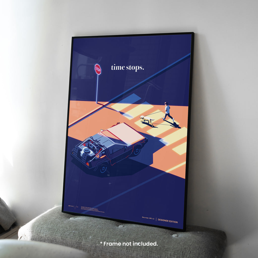 DELOREAN DMC-12 - "time stops."