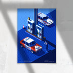 ISOMETRIC SERIES - GOLF GTI + LANCIA DELTA