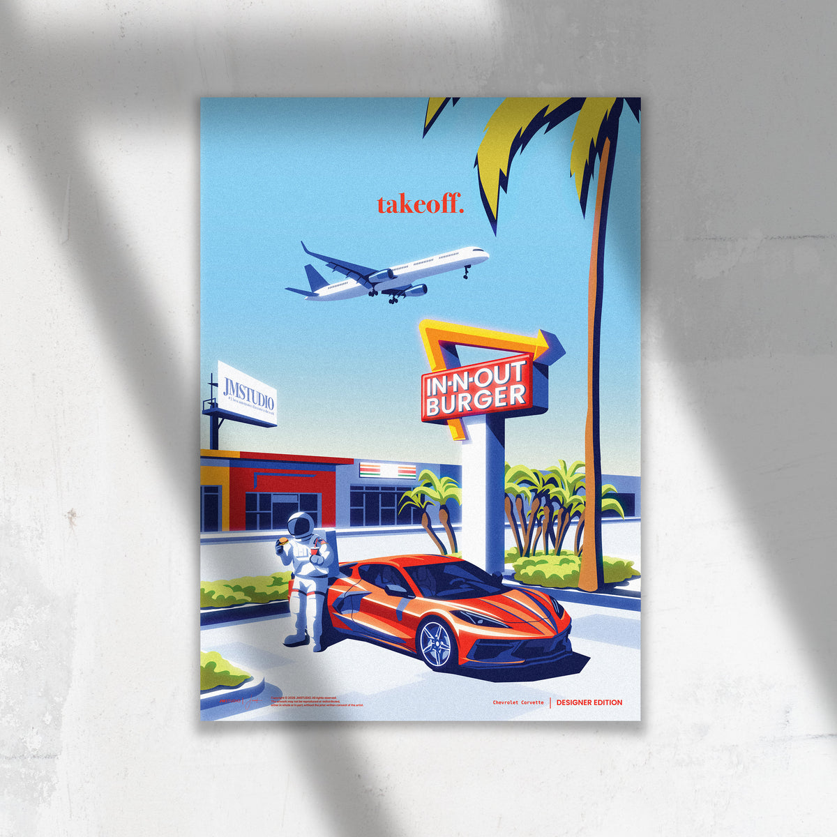 CHEVROLET CORVETTE - "takeoff."