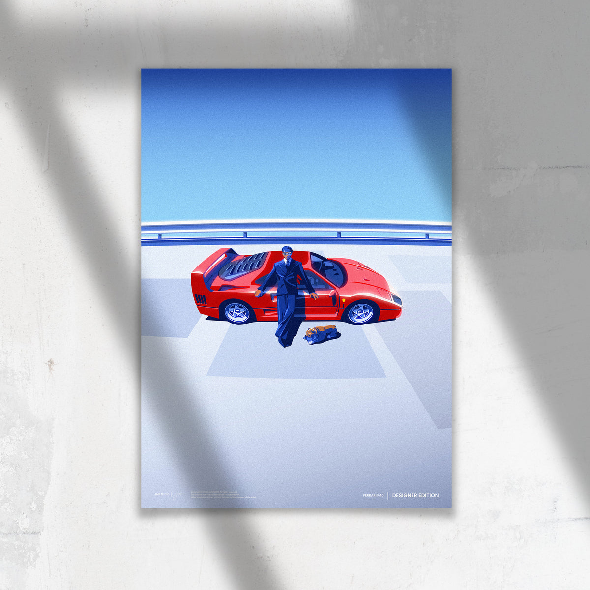 FERRARI F40 - HAMILTON + ROSCOE
