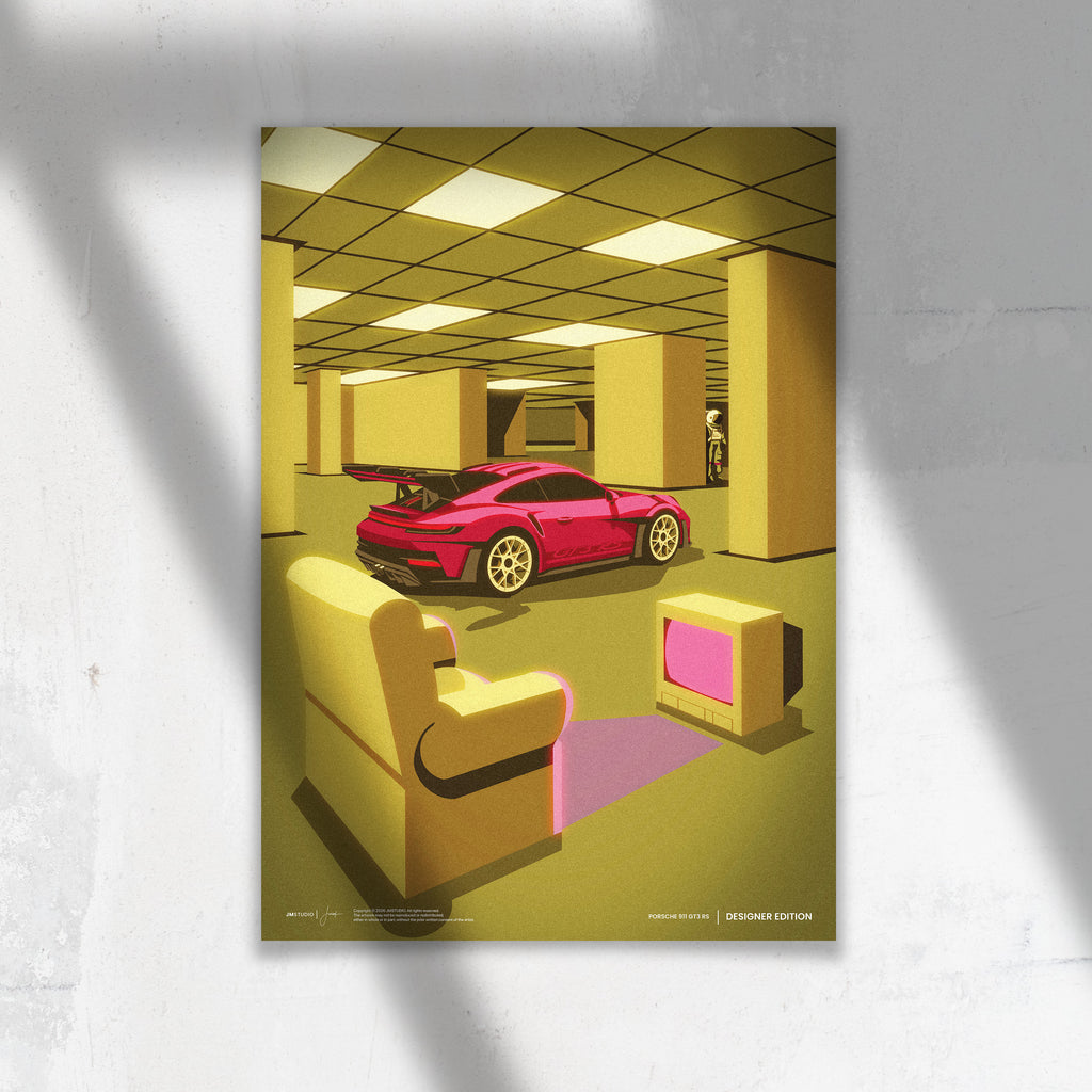 PORSCHE 911 GT3RS - "backrooms."