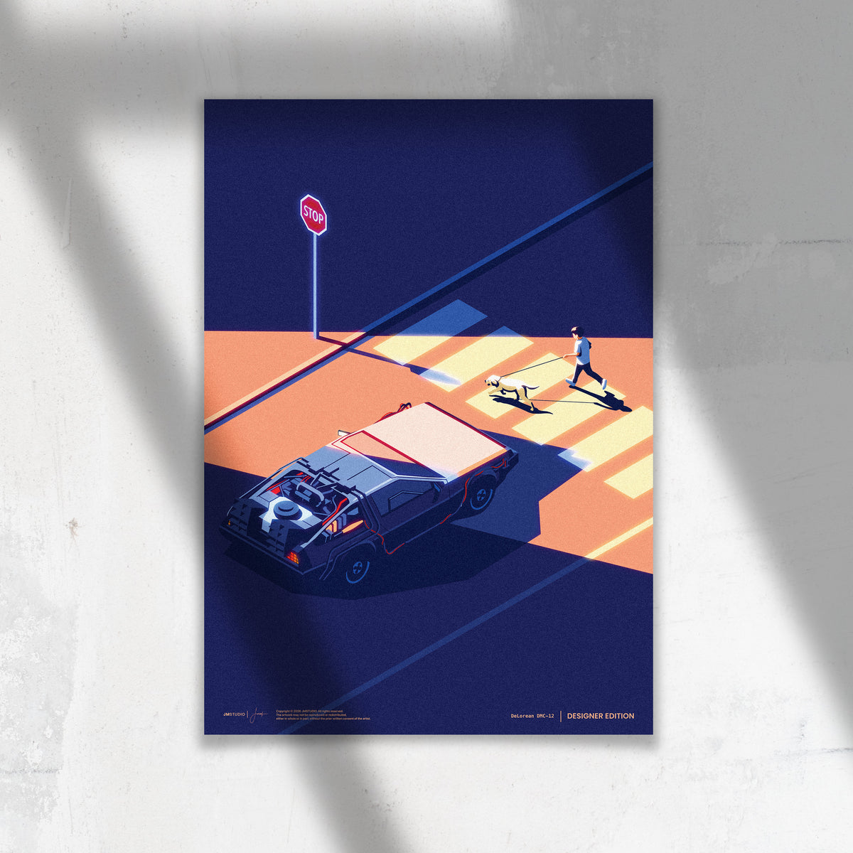 DELOREAN DMC-12 - "time stops."