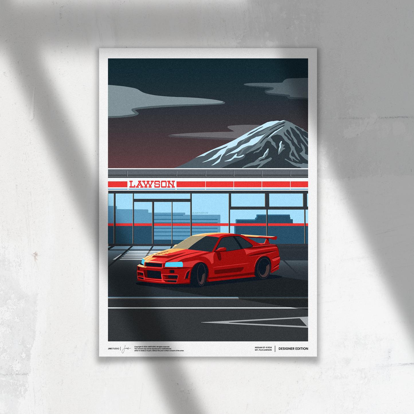 Nissan GT-R R34 & Mt. Fuji Lawson