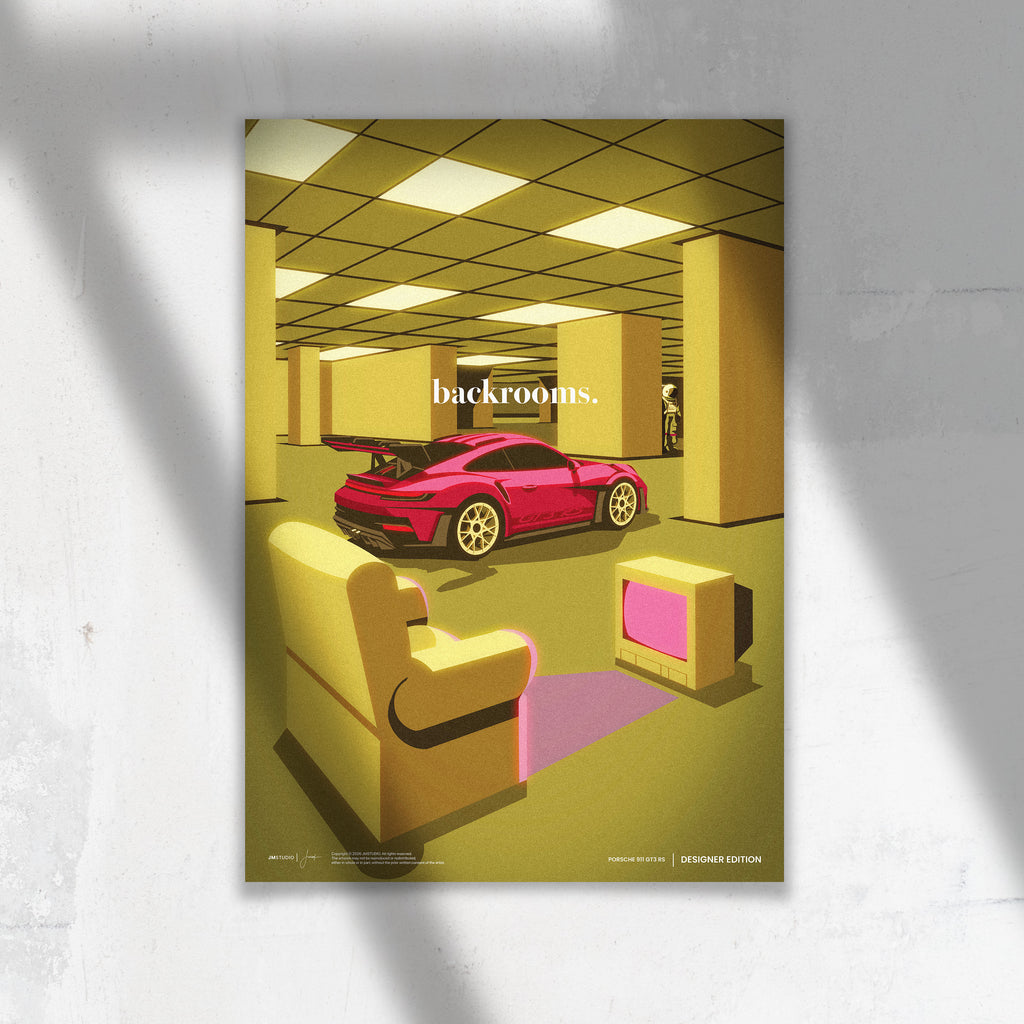 PORSCHE 911 GT3RS - "backrooms."
