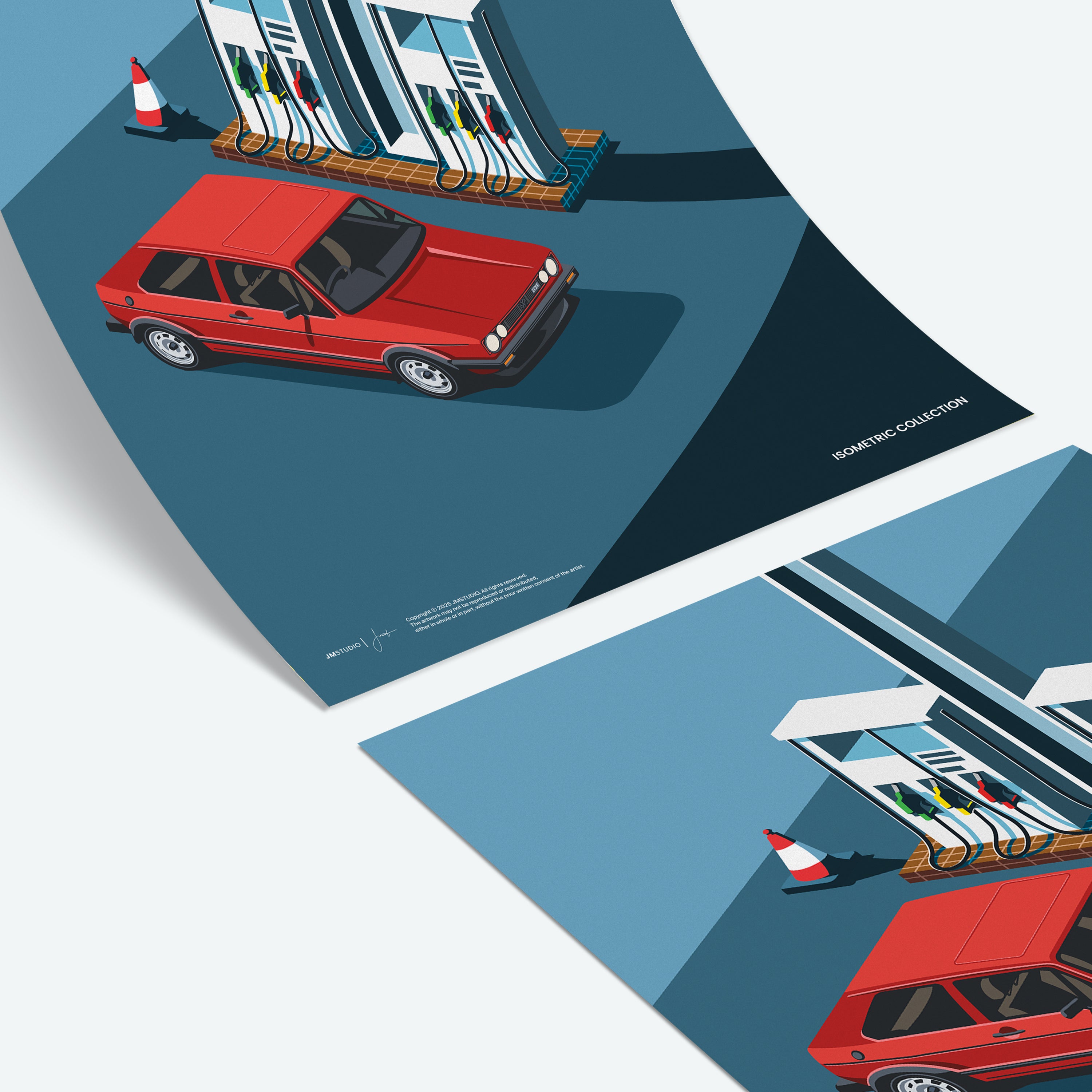 ISOMETRIC SERIES - GAS STATION GOLF
