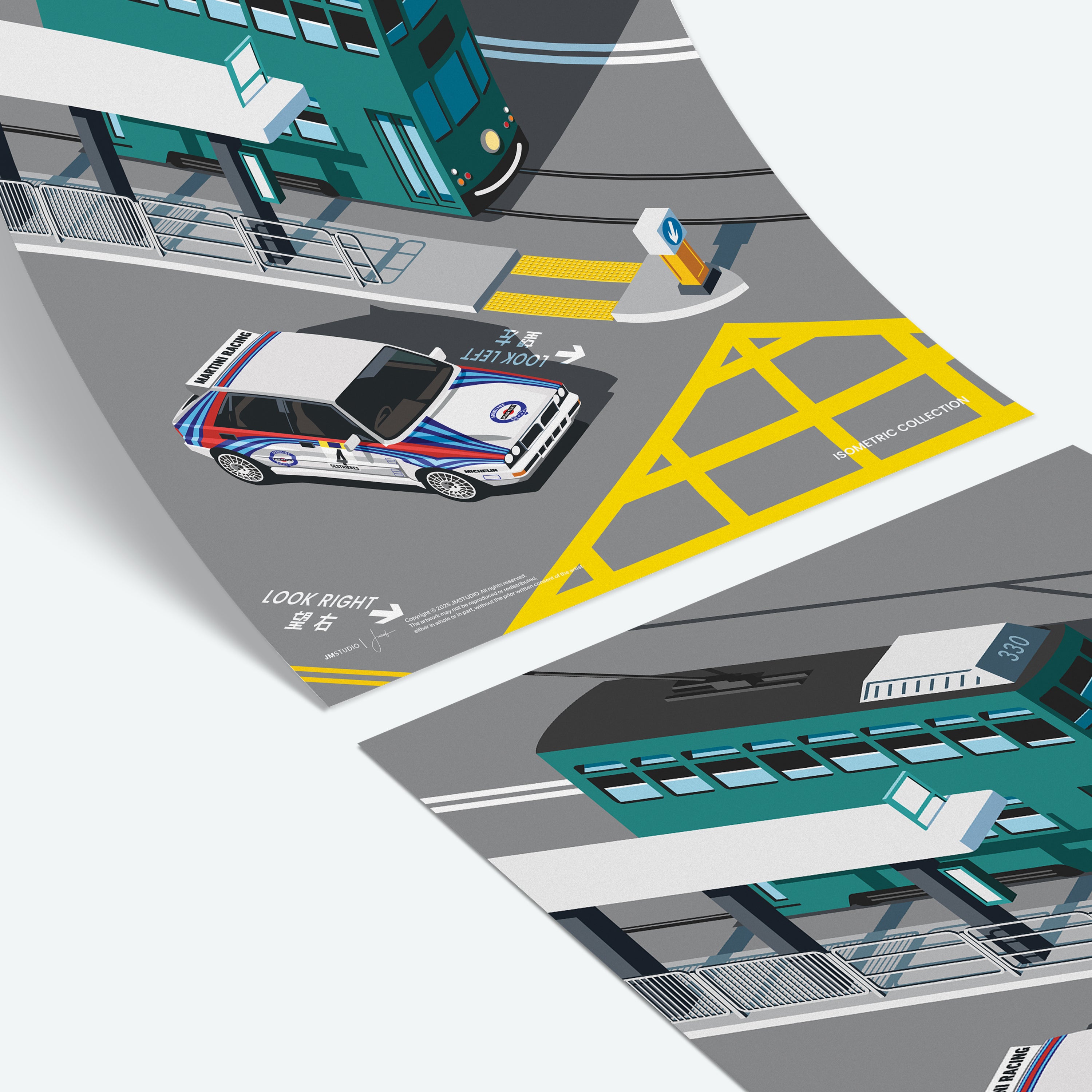 ISOMETRIC SERIES - TRAM LANCIA