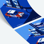 ISOMETRIC SERIES - GOLF GTI + LANCIA DELTA