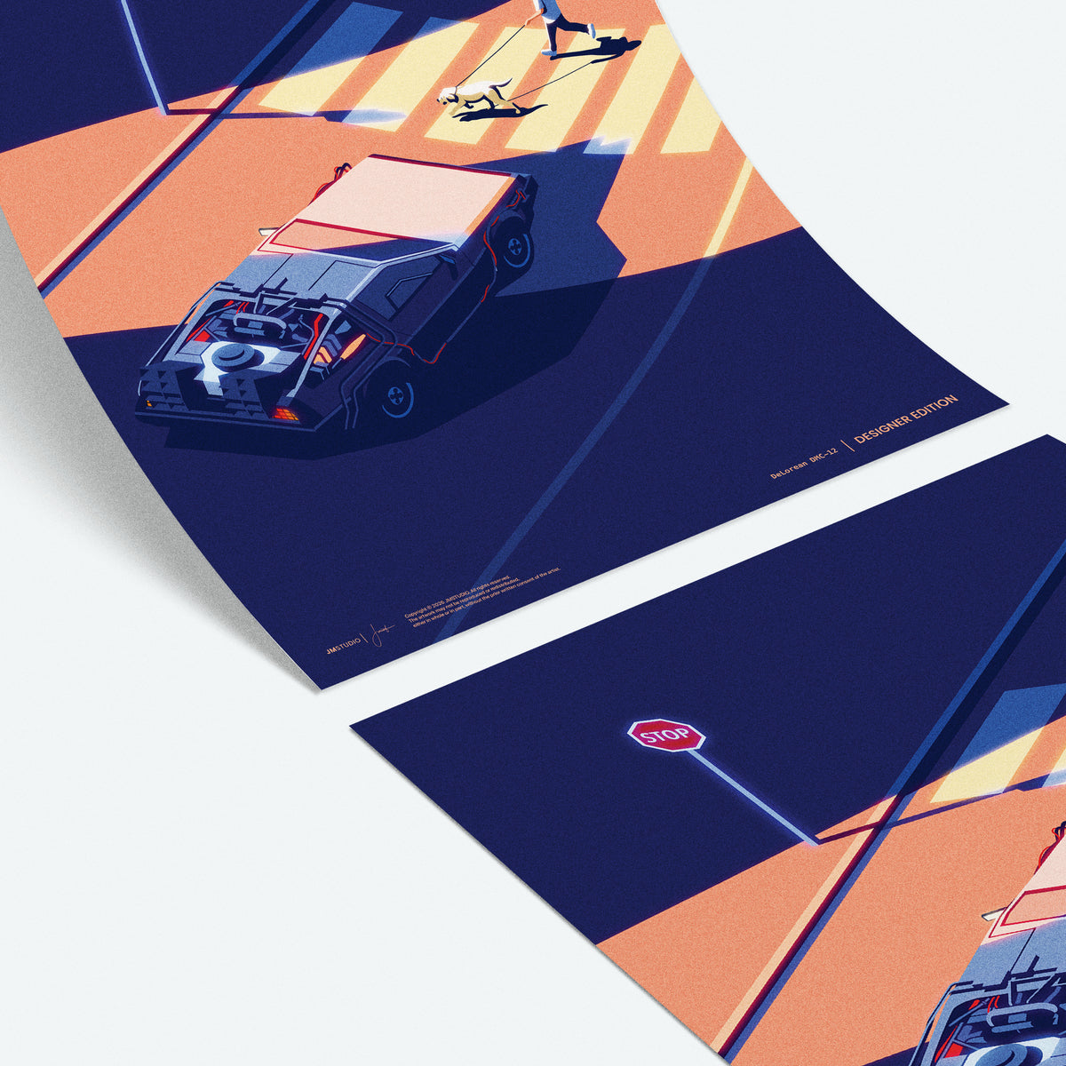 DELOREAN DMC-12 - "time stops."