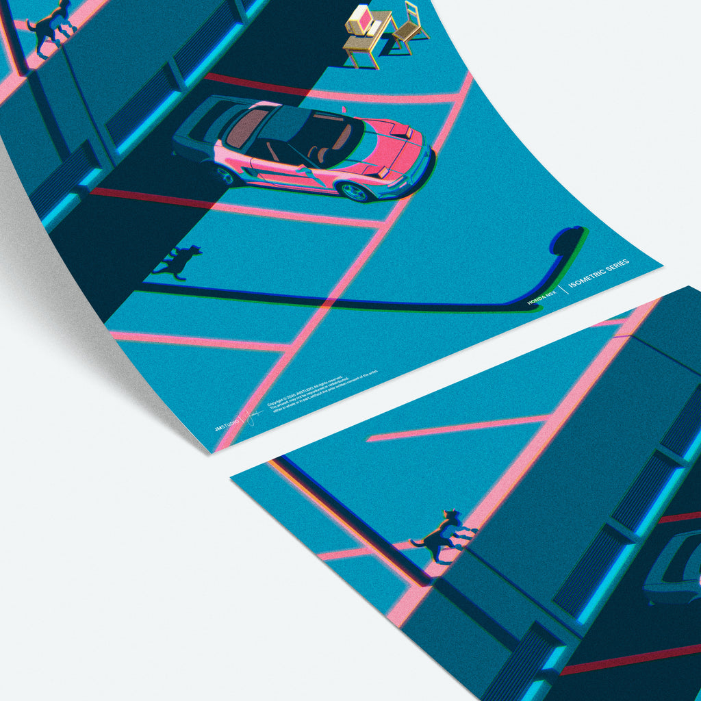 ISOMETRIC SERIES - PINK NSX