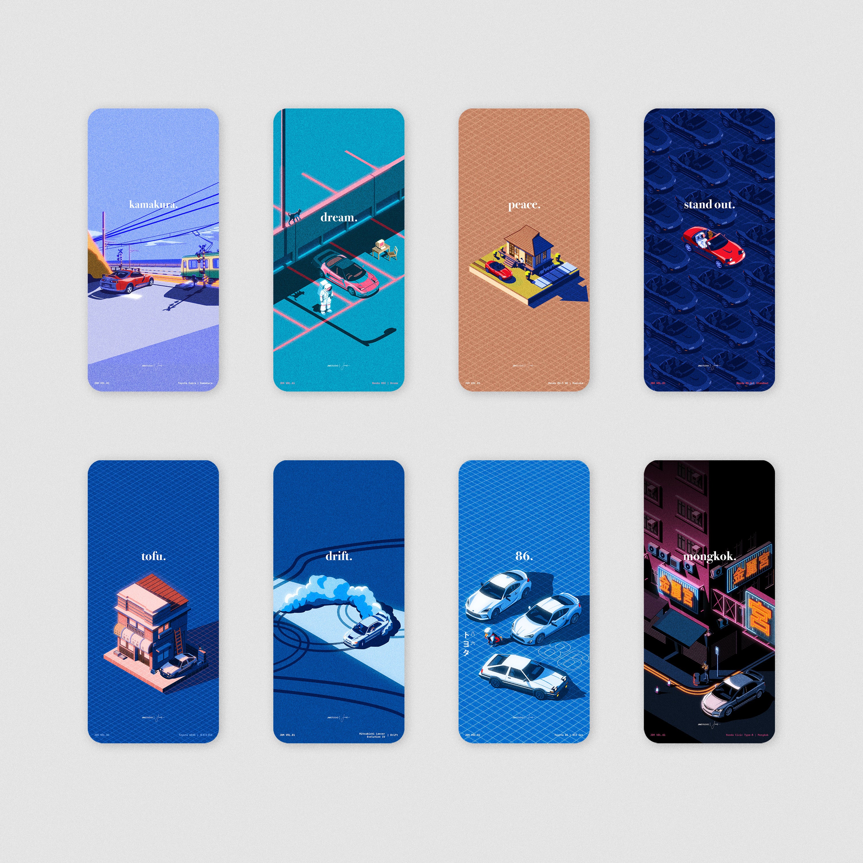 Wallpaper Pack - JDM VOL.1 - Mobile